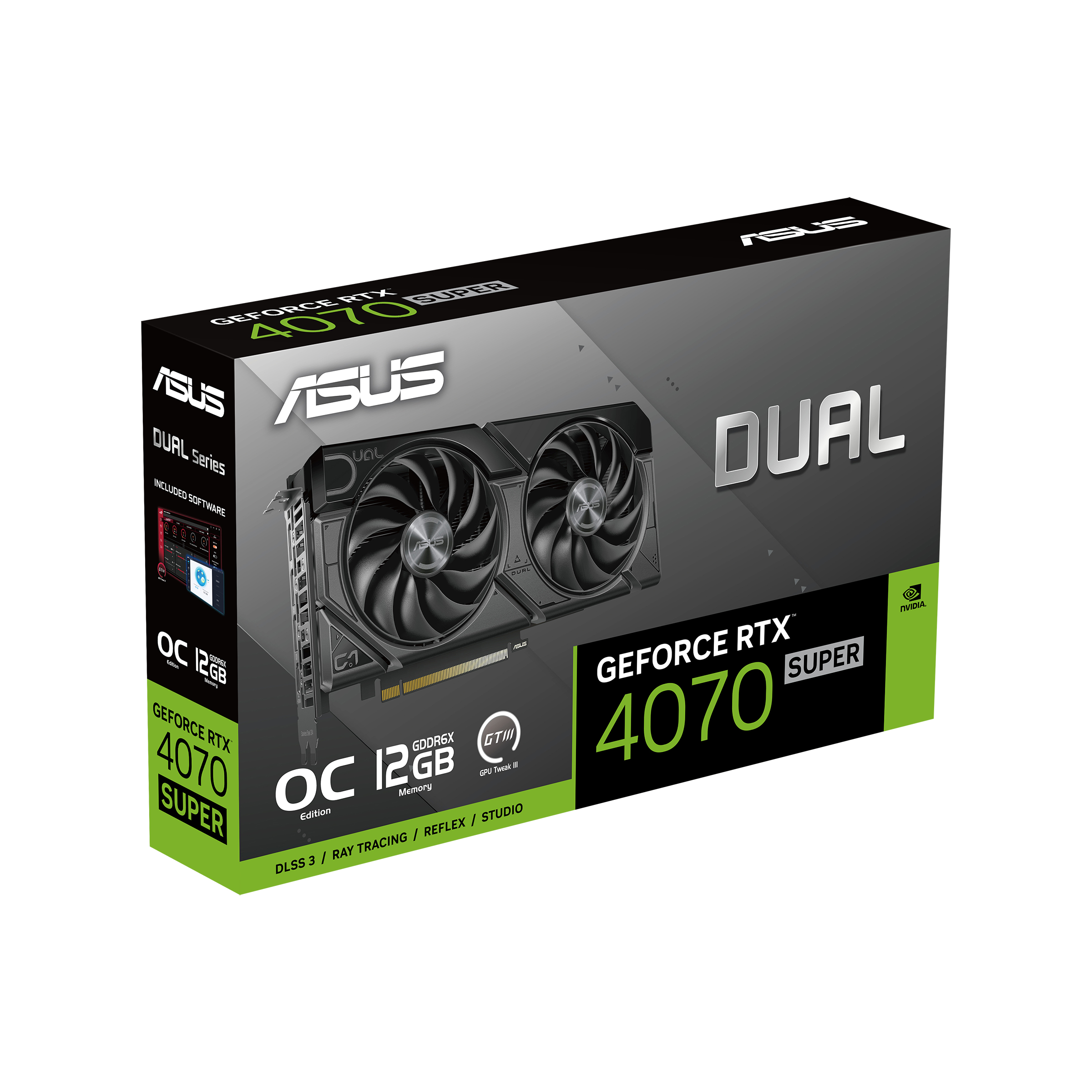 ASUS Dual -RTX4070S-O12G-EVO NVIDIA GeForce RTX 4070 SUPER 12 GB GDDR6X - Afbeelding 14