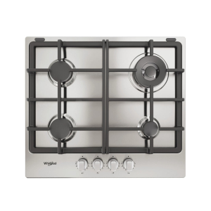 Whirlpool TGML 661 IX R Roestvrijstaal Ingebouwd 58 cm Gaskookplaat 4 zone(s)