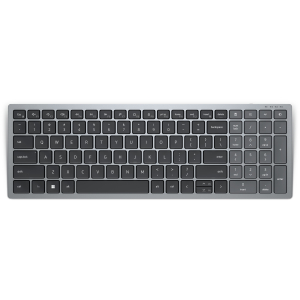DELL KB740 toetsenbord Kantoor RF-draadloos + Bluetooth QWERTY US International Grijs, Zwart