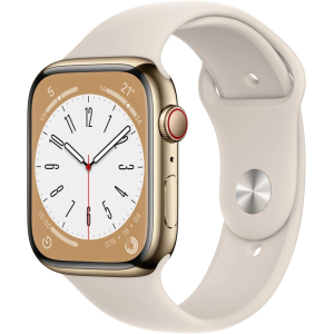 Apple Watch Series 8 4G 45mm Goud RVS