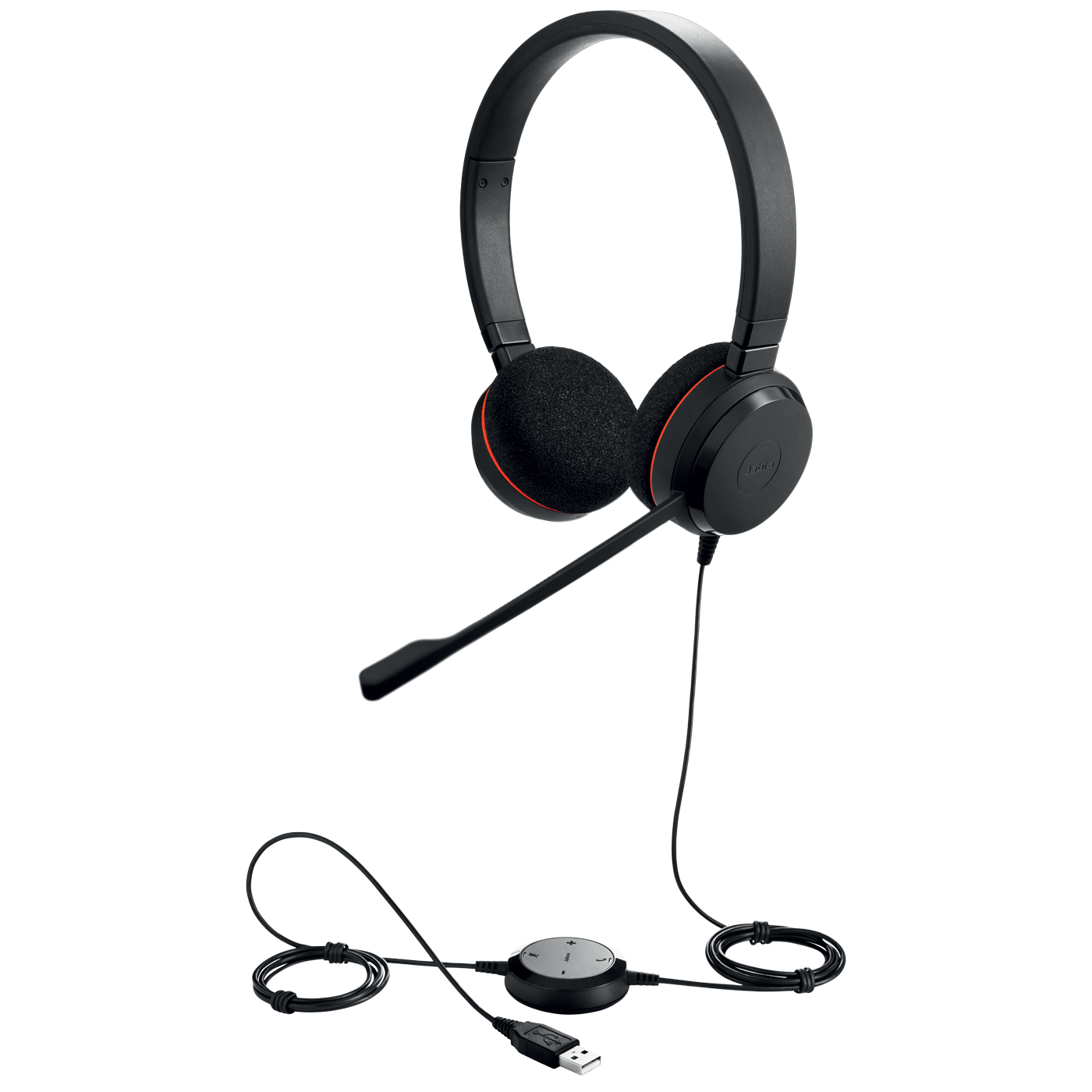 Jabra Evolve 20 MS Stereo Headset Bedraad Hoofdband Kantoor/callcenter USB Type-A Zwart - Afbeelding 2