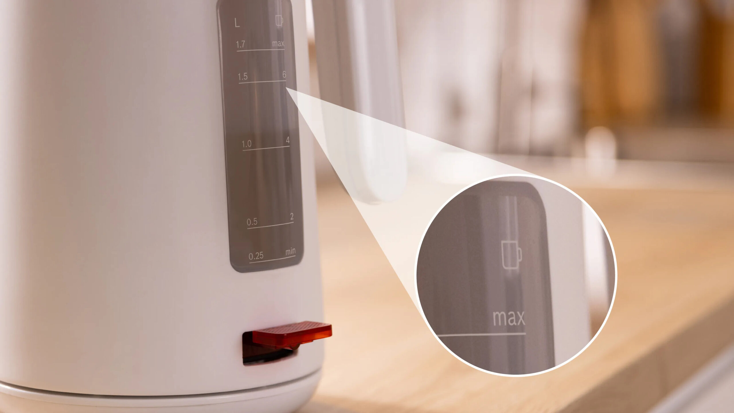 Bosch TWK2M161 waterkoker 1,7 l 2400 W Wit - Afbeelding 7