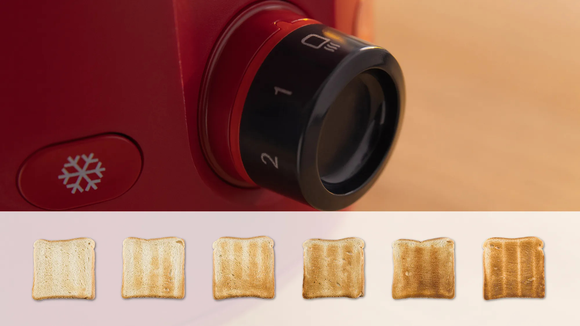 Bosch TAT2M124 broodrooster 6 2 snede(n) 950 W Rood - Afbeelding 6