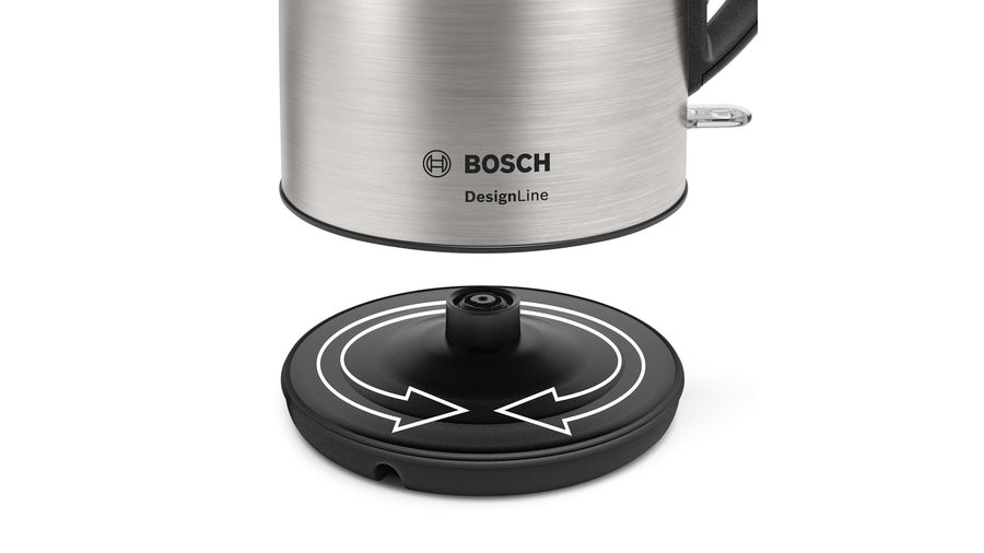 Bosch TWK3P420 waterkoker 1,7 l 2400 W Zwart, Roestvrijstaal - Afbeelding 8
