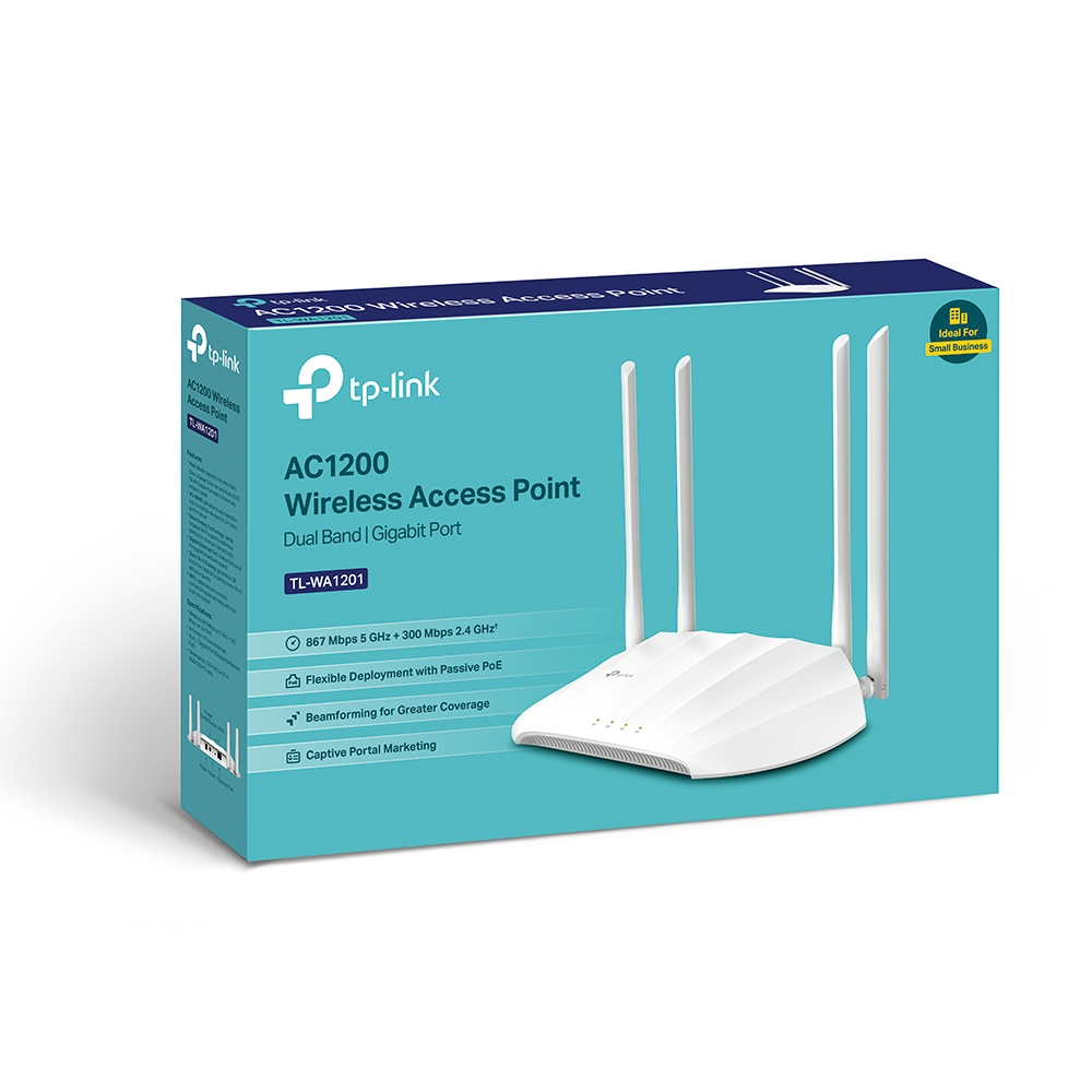 TP-Link TL-WA1201 draadloos toegangspunt (WAP) 867 Mbit/s Wit Power over Ethernet (PoE) - Afbeelding 3