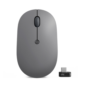 Lenovo Go USB-C Wireless Mouse muis Kantoor Ambidextrous RF Draadloos Optisch 2400 DPI