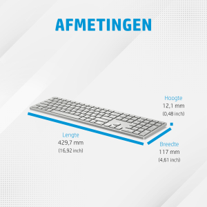HP 970 programmeerbaar draadloos toetsenbord