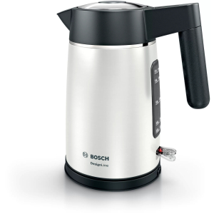 Bosch DesignLine waterkoker 1,7 l 2400 W Zwart, Zilver
