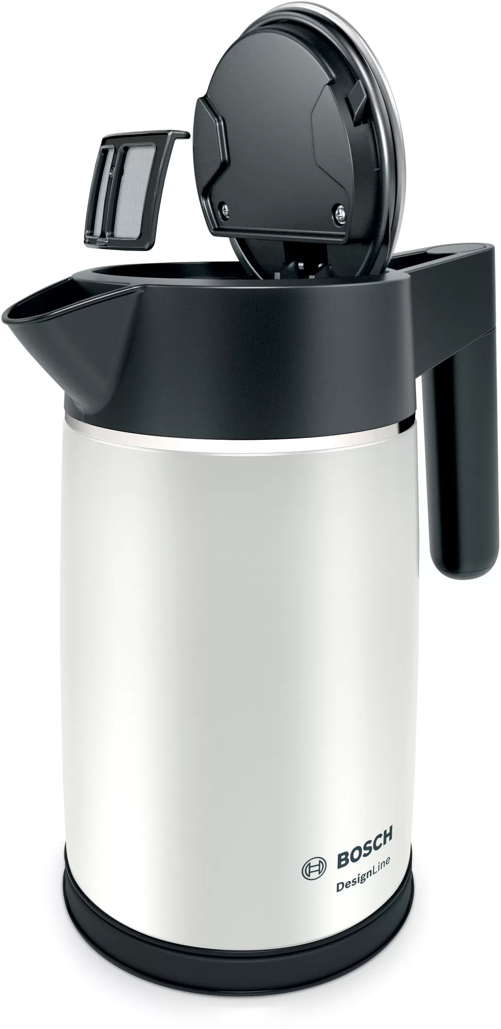 Bosch DesignLine waterkoker 1,7 l 2400 W Zwart, Zilver - Afbeelding 9