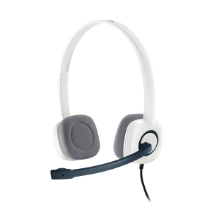 Logitech H150 Headset Bedraad Hoofdband Kantoor/callcenter Wit