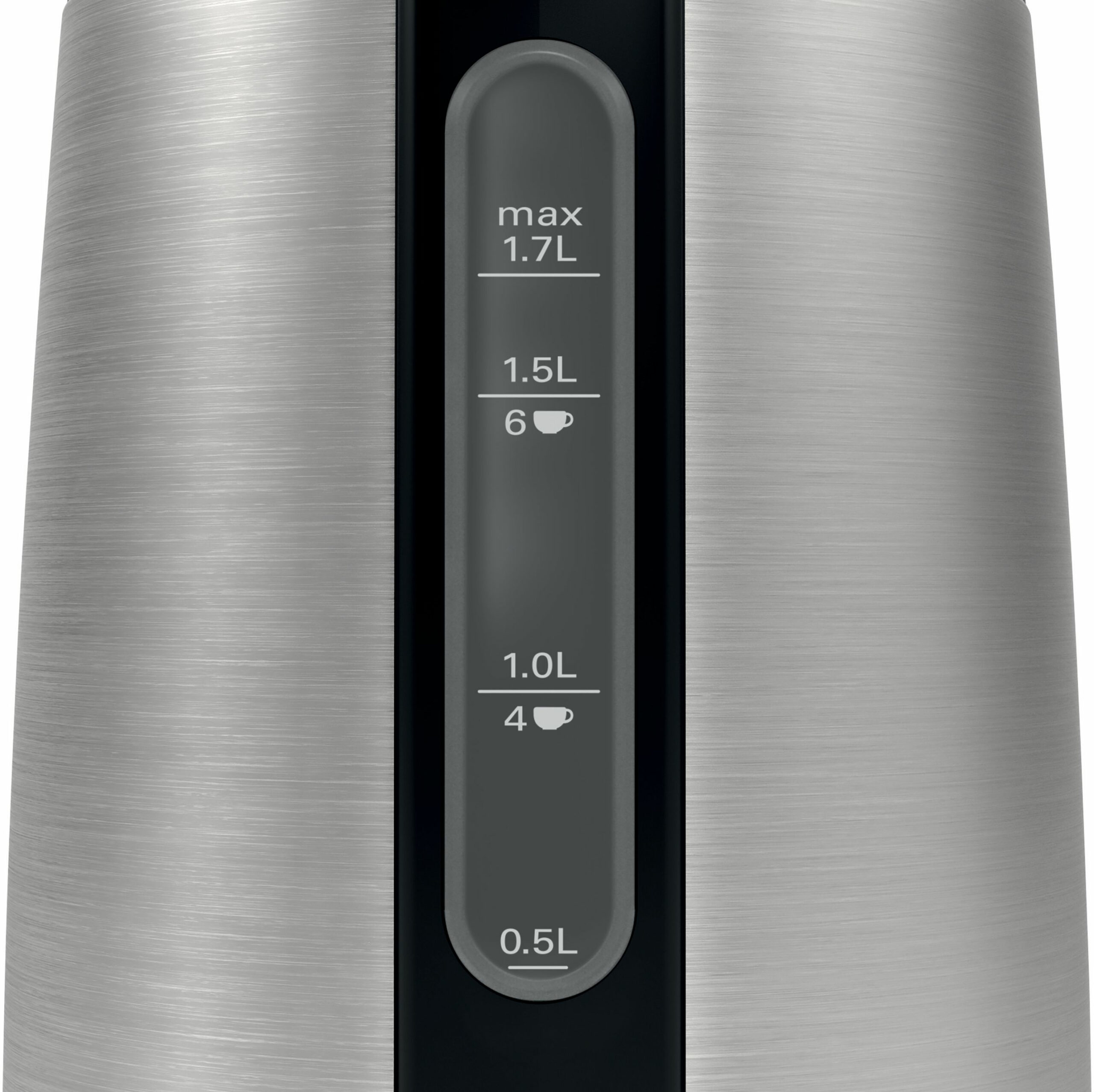 Bosch TWK3P420 waterkoker 1,7 l 2400 W Zwart, Roestvrijstaal - Afbeelding 4