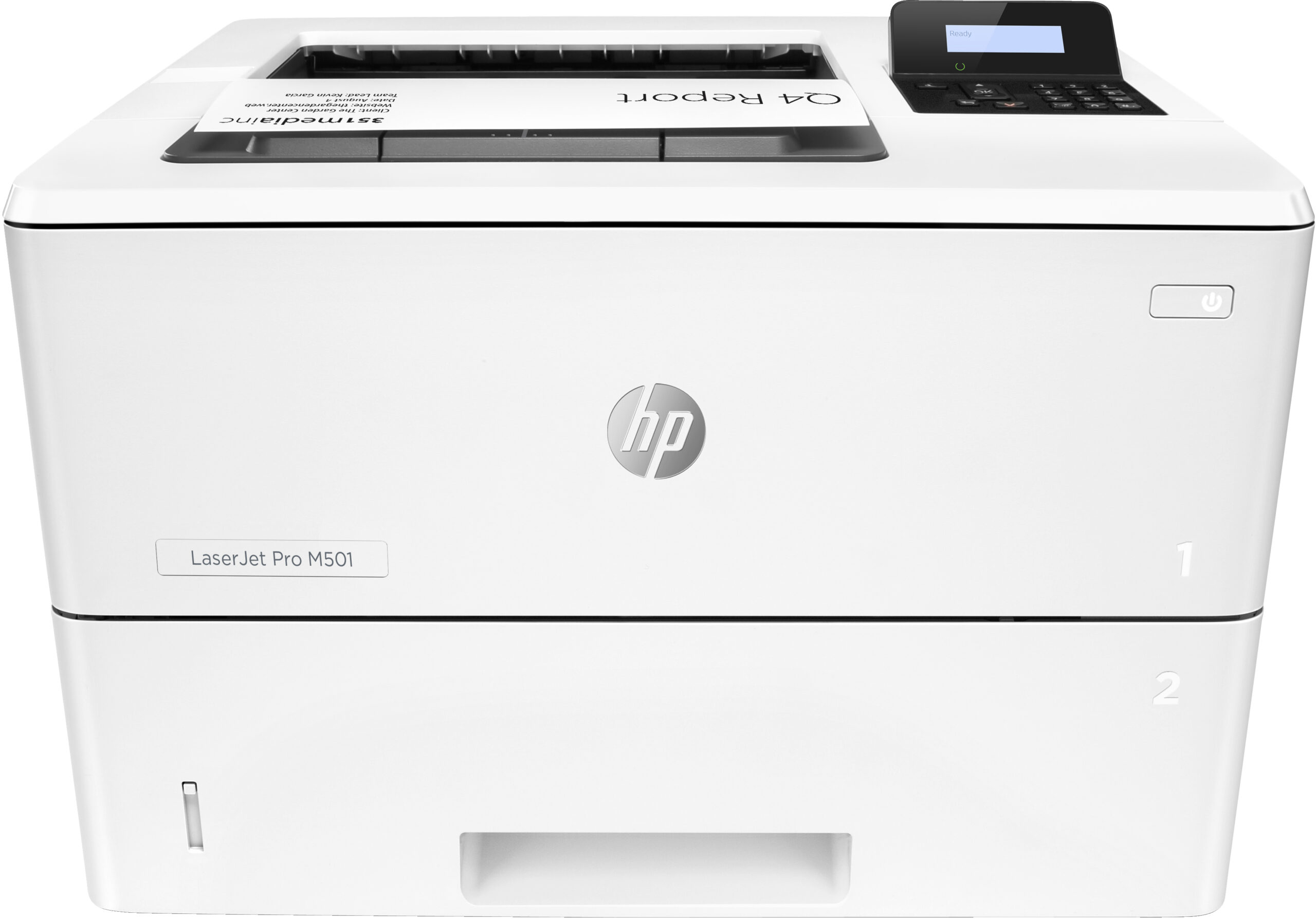 HP LaserJet Pro M501dn, Zwart-wit, Printer voor Bedrijf, Print, Dubbelzijdig afdrukken - Afbeelding 2