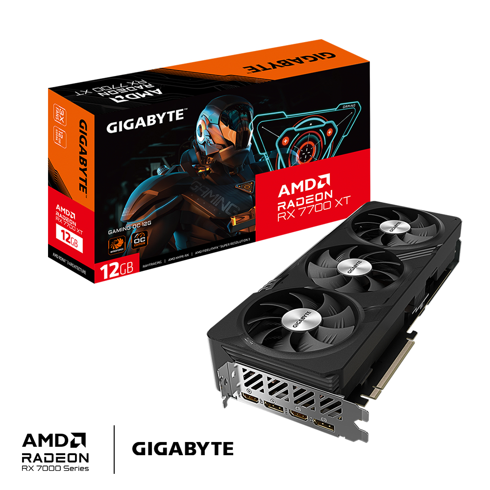GIGABYTE GAMING Radeon RX 7700 XT OC 12G AMD 12 GB GDDR6 - Afbeelding 2