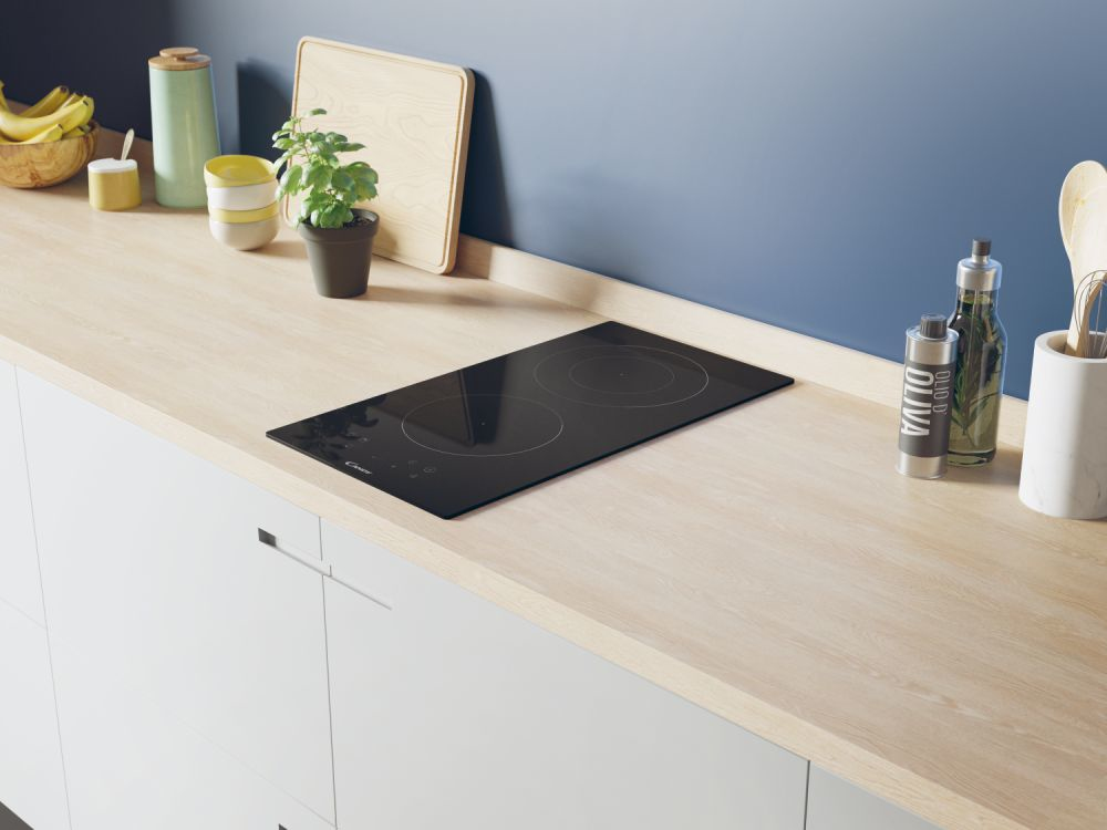 Candy Idea CHEDD30CTT Zwart Ingebouwd 52 cm Keramisch 2 zone(s) - Afbeelding 6