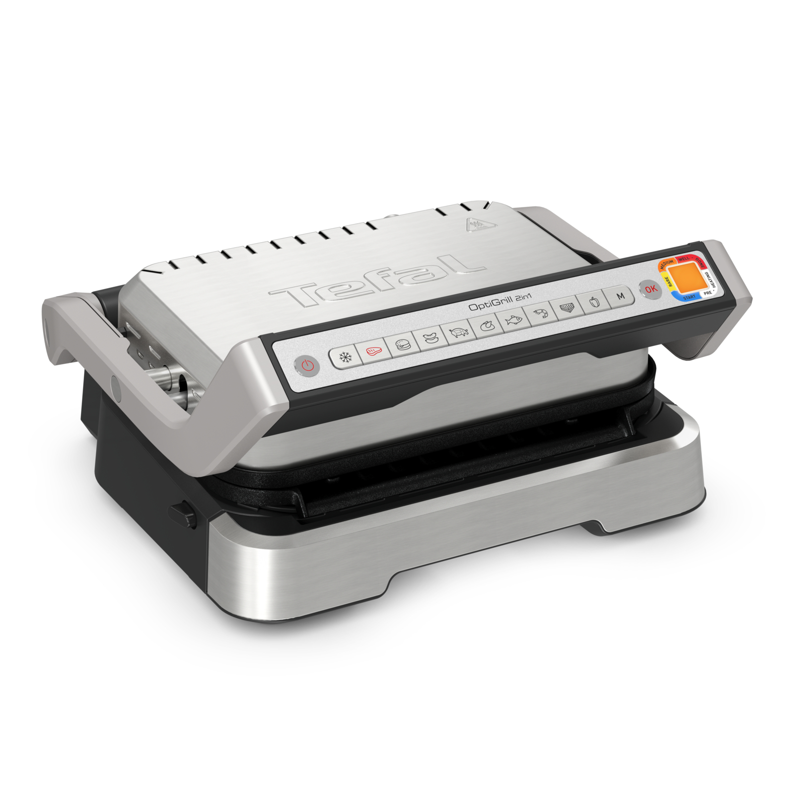 OptiGrill 2-in-1 GC772D10 Intelligente Grill & Barbecue - 9 programma's