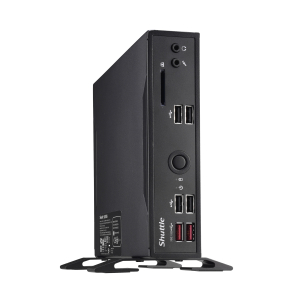 Shuttle XPC slim Barebone DS20U3V2, i3-10110U, 2x LAN (1xGbit, 1x 2.5Gbit), 1xCOM, 1xHDMI, 1xDP, ventilatorloos , 24/7 permanent gebruik