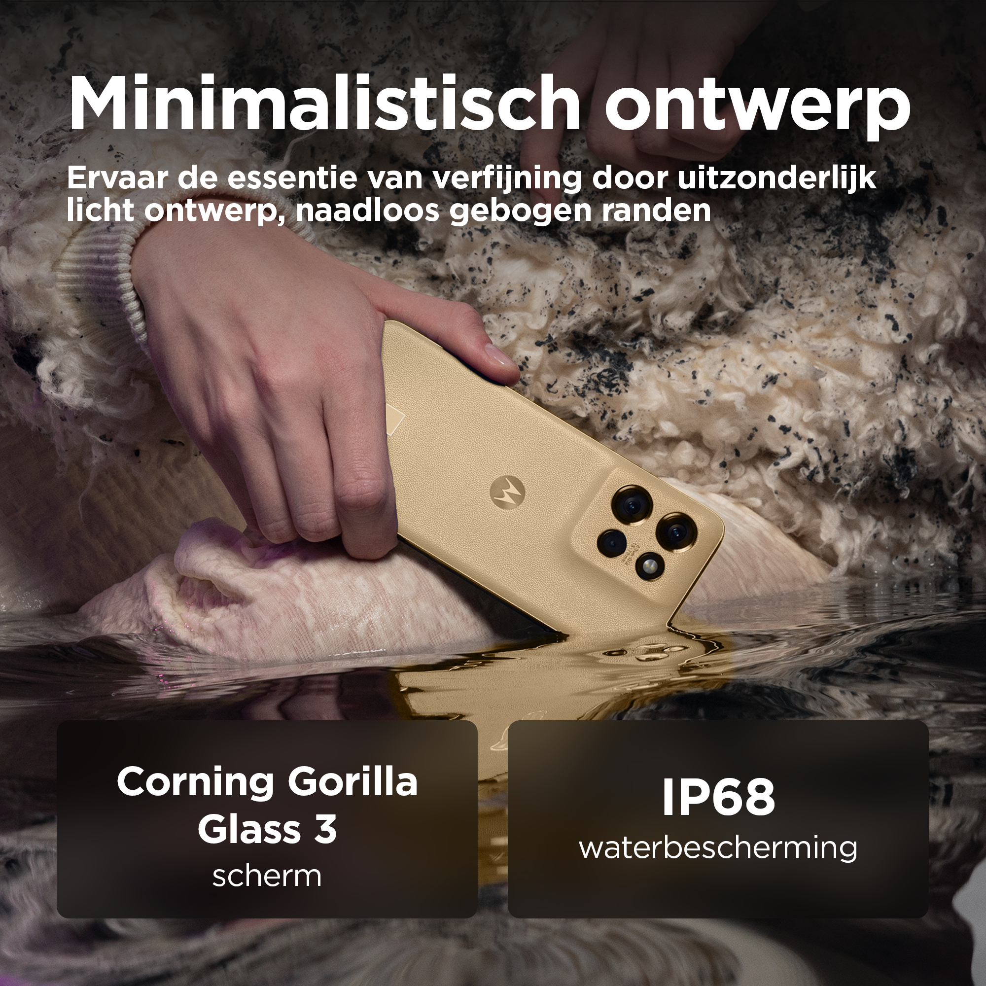 Motorola Edge 50 Neo 16,1 cm (6.36") Dual SIM Android 14 5G USB Type-C 12 GB 512 GB 4310 mAh Crème - Afbeelding 2