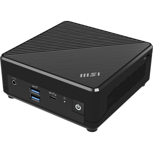 MSI Cubi N ADL-001EU Intel® N N200 4 GB DDR4-SDRAM 128 GB SSD Windows 11 Pro Mini PC Zwart