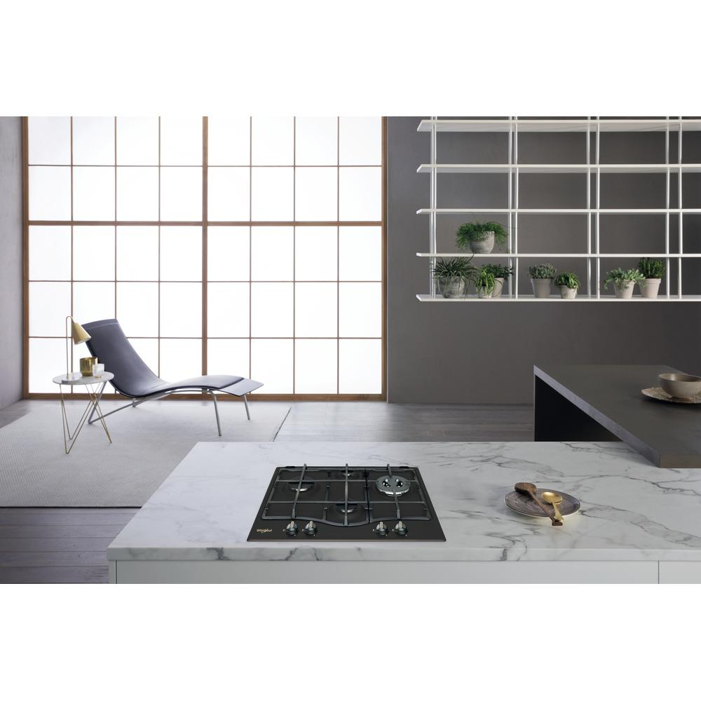 Whirlpool GMT 6422 AN Antraciet Ingebouwd 59 cm Gaskookplaat 4 zone(s) - Afbeelding 2