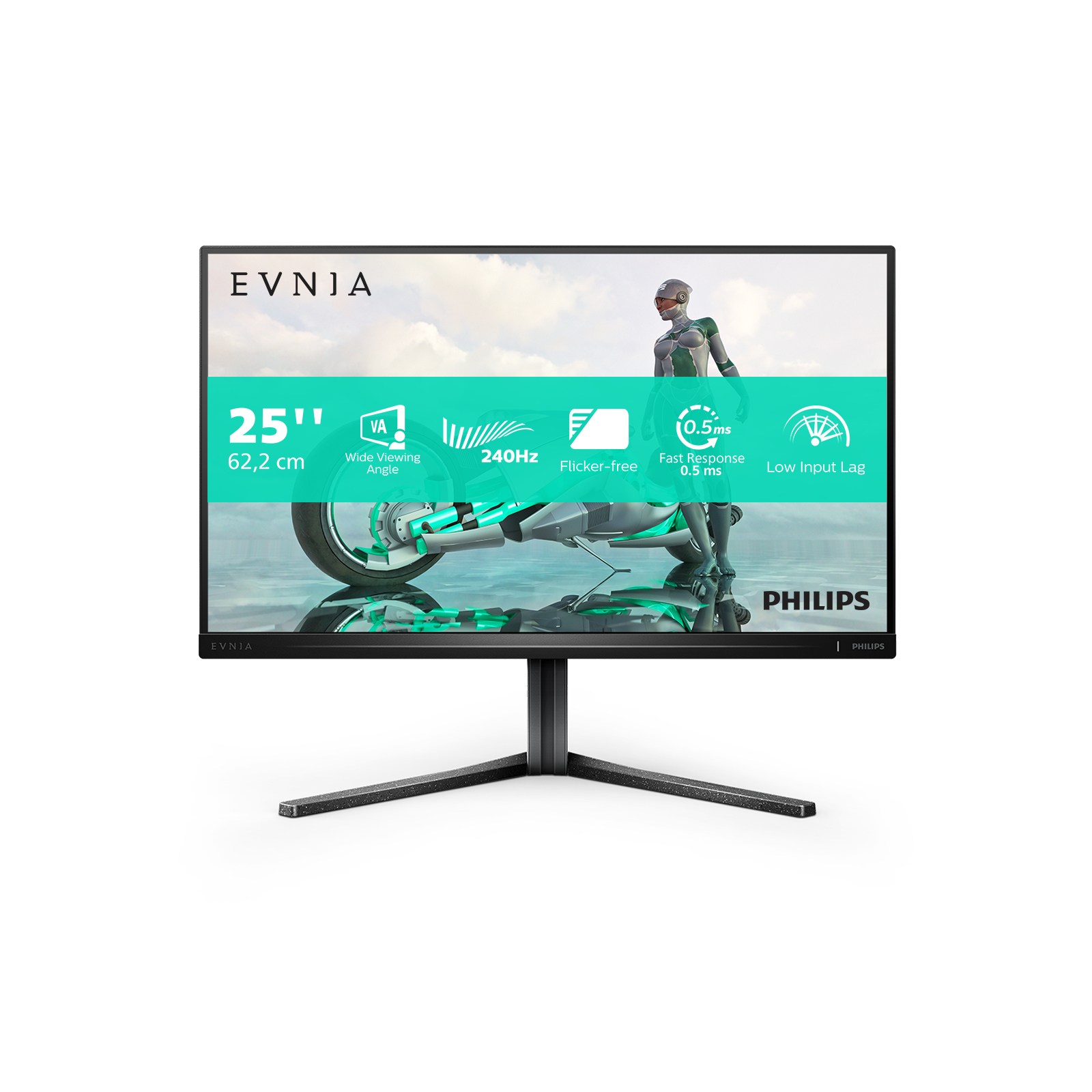 Philips Evnia 25M2N3200W/00 computer monitor 62,2 cm (24.5") 1920 x 1080 Pixels Full HD LCD Grijs - Afbeelding 8