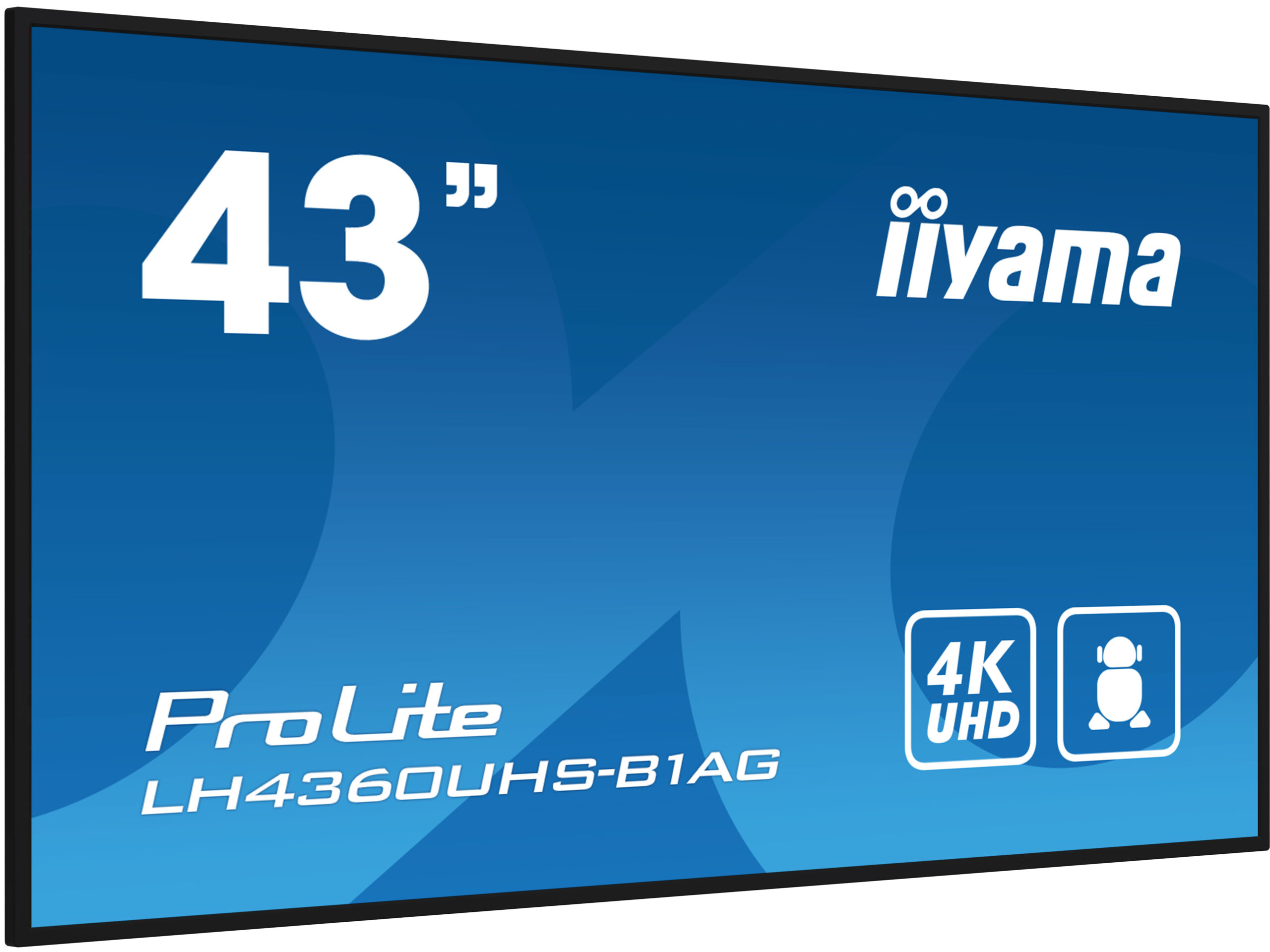 iiyama LH4360UHS-B1AG beeldkrant Digitaal A-kaart 108 cm (42.5") LED Wifi 500 cd/m² 4K Ultra HD Zwart Type processor Android 11 24/7 - Afbeelding 2