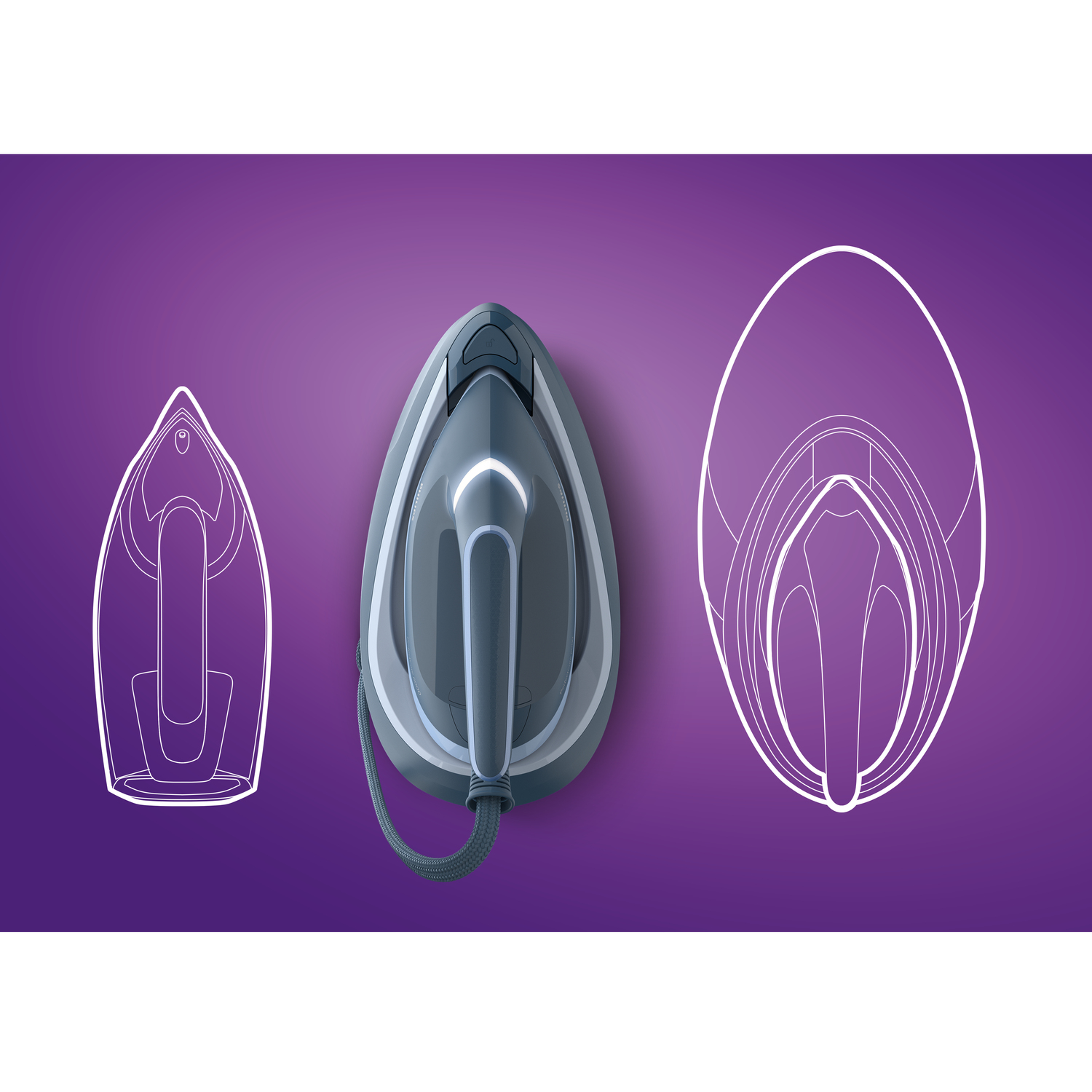 Philips 6000 series PSG6042/20 stoomstrijkijzer station 2400 W 1,8 l SteamGlide Advanced Blauw - Afbeelding 12