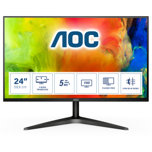 AOC B1 24B1H computer monitor 59,9 cm (23.6") 1920 x 1080 Pixels Full HD LED Zwart