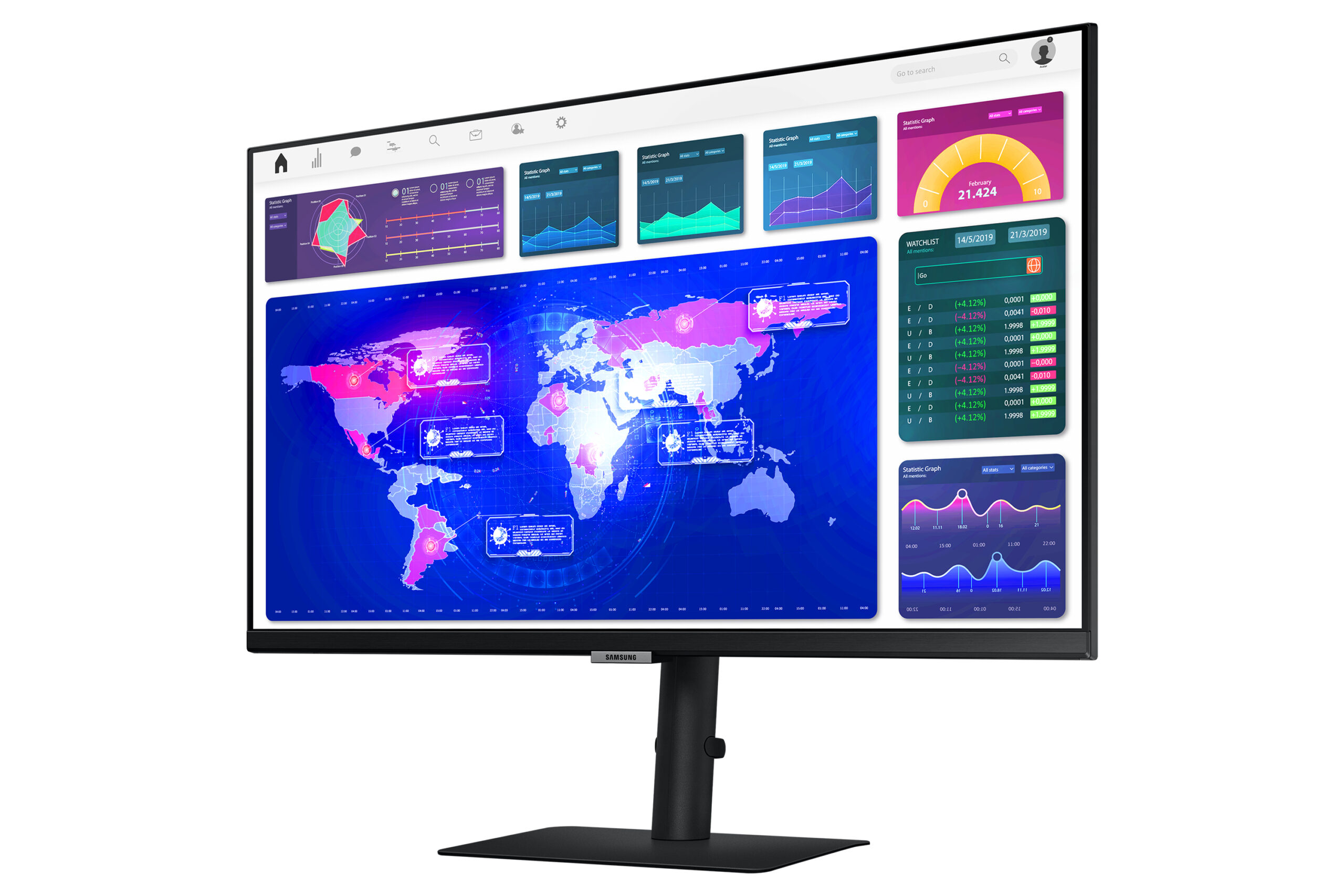 Samsung 27" ViewFinity S6 S60UA QHD Monitor - Afbeelding 7