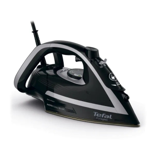 Tefal Puregliss FV8062E0 strijkijzer Droog- & stoomstrijkijzer Durilium AirGlide Autoclean soleplate 3000 W Zwart, Grijs