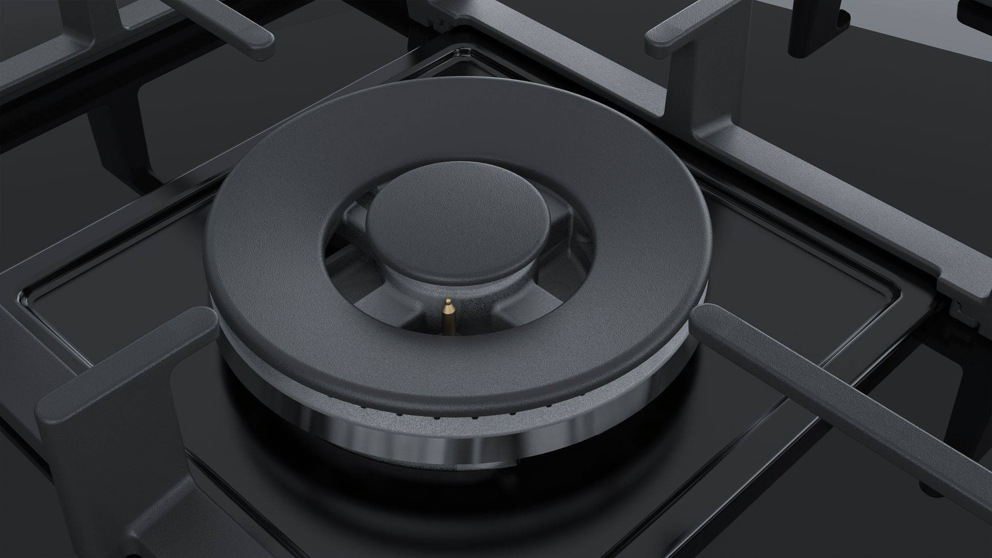 Siemens EP7A6QB90 kookplaat Zwart Ingebouwd Gaskookplaat 5 zone(s) - Afbeelding 4