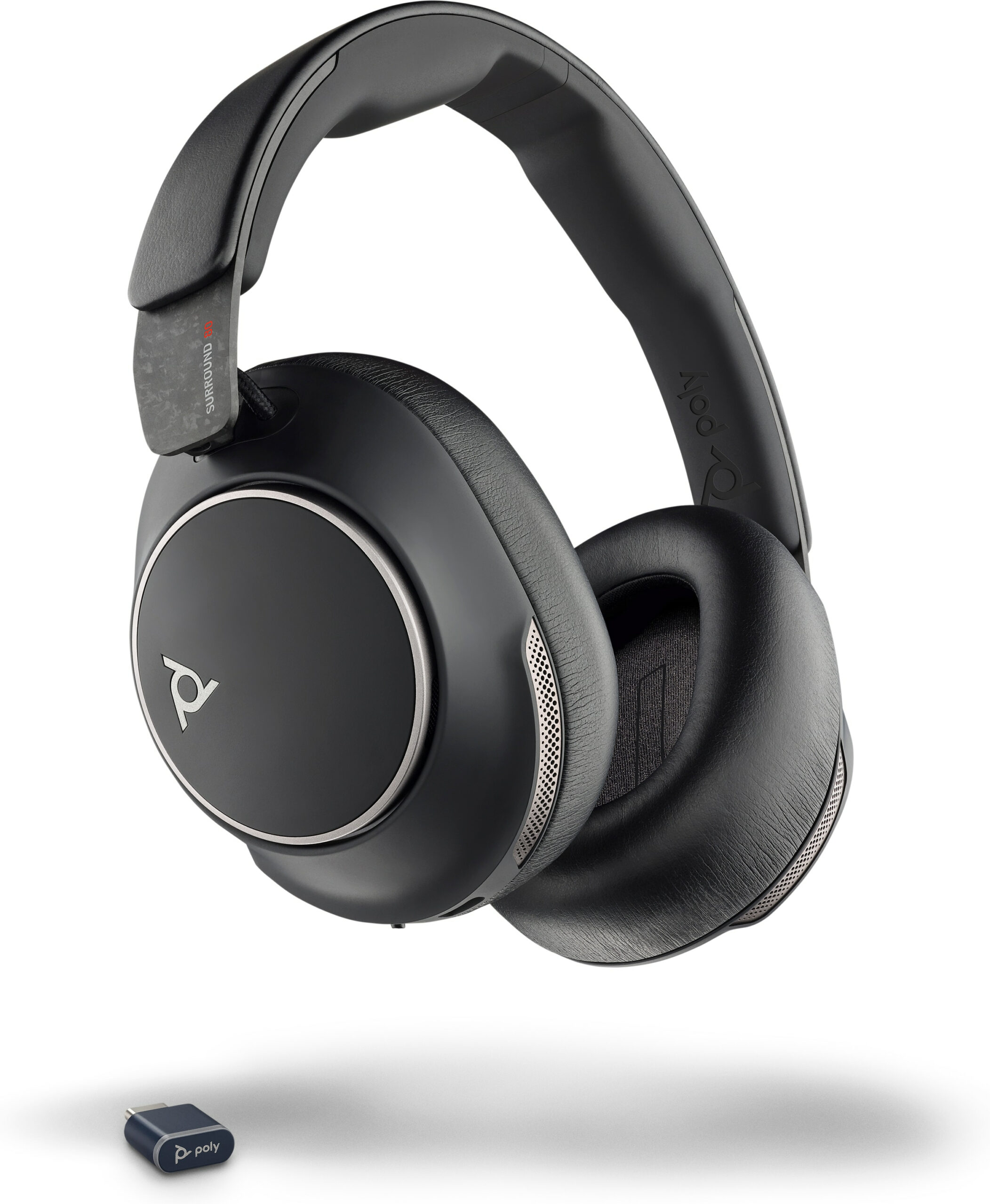 POLY Voyager Surround 80 UC USB-C Headset + USB-C/A-adapter - Afbeelding 4
