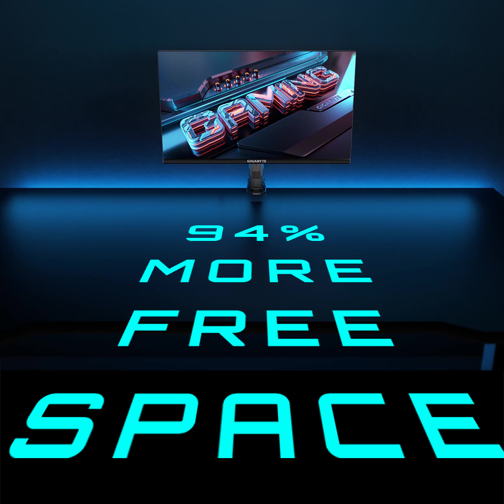 GIGABYTE M28U Arm Edition computer monitor 71,1 cm (28") 3840 x 2160 Pixels 4K Ultra HD LED Zwart - Afbeelding 6