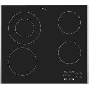 Whirlpool AKT 8130 BA Zwart Ingebouwd Keramisch 4 zone(s)