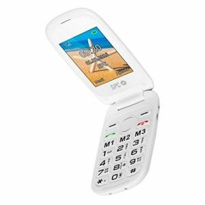 Mobiele Telefoon SPC Internet HARMONY WHITE Bluetooth FM 2,4" Wit
