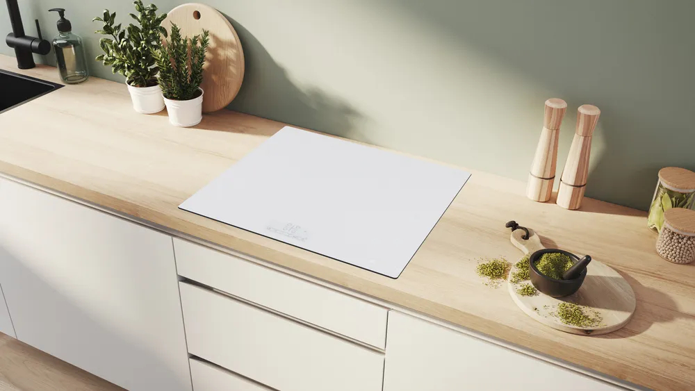 Bosch Serie 6 PIF612BB1E kookplaat Wit Ingebouwd 60 cm Inductiekookplaat zones 4 zone(s) - Afbeelding 3