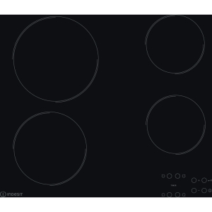 Indesit AAR 160 C Zwart Ingebouwd 58 cm Keramisch 4 zone(s)