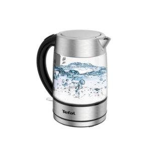 Tefal KI772D waterkoker 1,7 l 2400 W Roestvrijstaal, Transparant