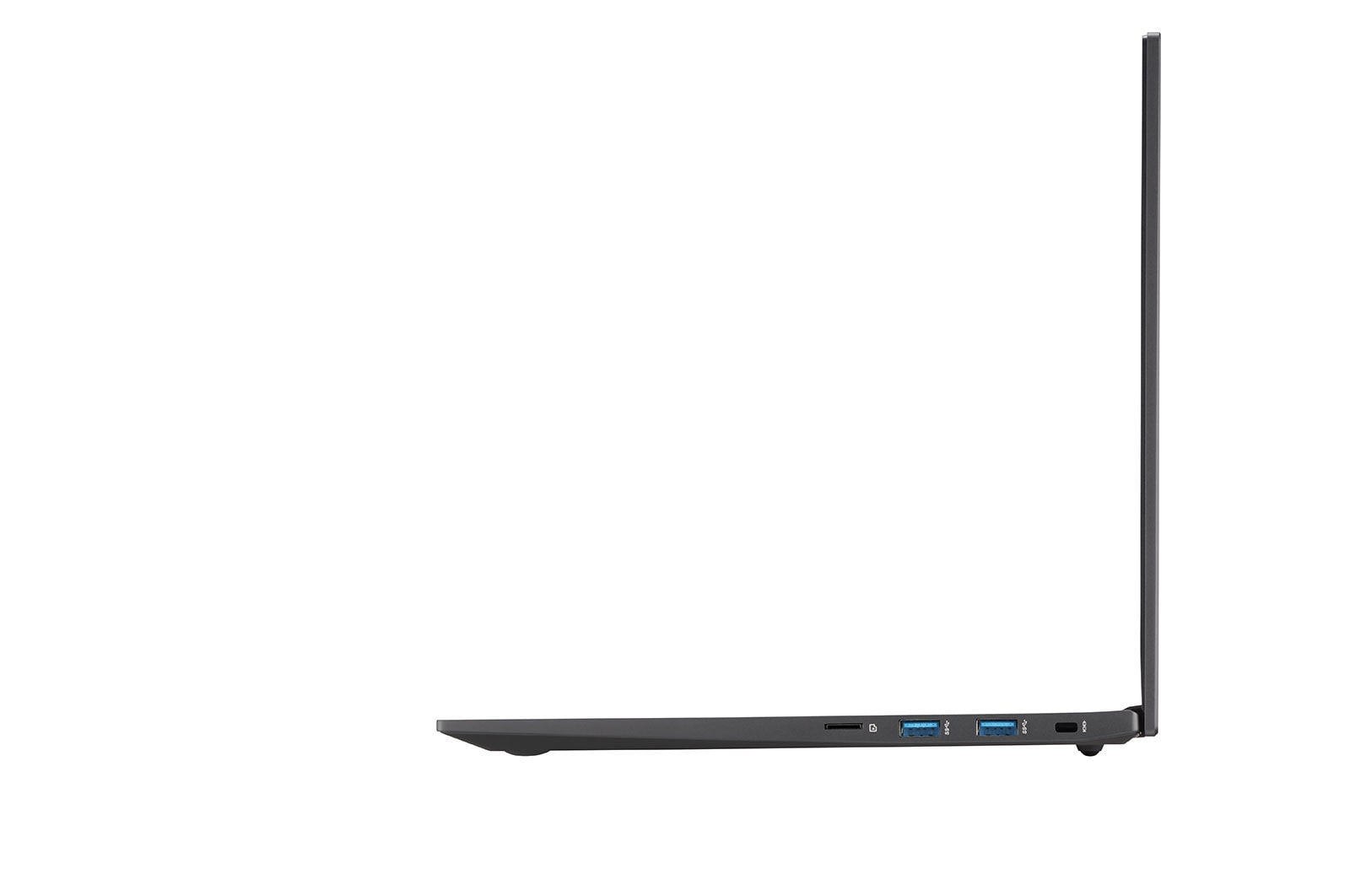 LG 14U70Q AMD Ryzen™ 5 5625U Laptop 35,6 cm (14") WUXGA 8 GB LPDDR4x-SDRAM 512 GB SSD Wi-Fi 6 (802.11ax) Windows 11 Pro Houtskool, Grijs - Afbeelding 3