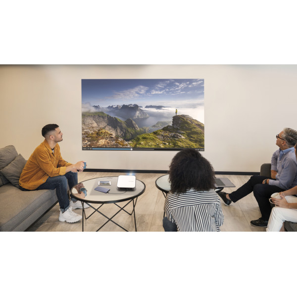 Viewsonic M2e beamer/projector Projector met korte projectieafstand 1000 ANSI lumens LED 1080p (1920x1080) 3D Grijs, Wit - Afbeelding 30