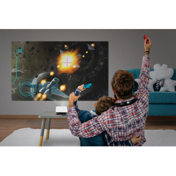 Viewsonic M2e beamer/projector Projector met korte projectieafstand 1000 ANSI lumens LED 1080p (1920x1080) 3D Grijs, Wit - Afbeelding 34