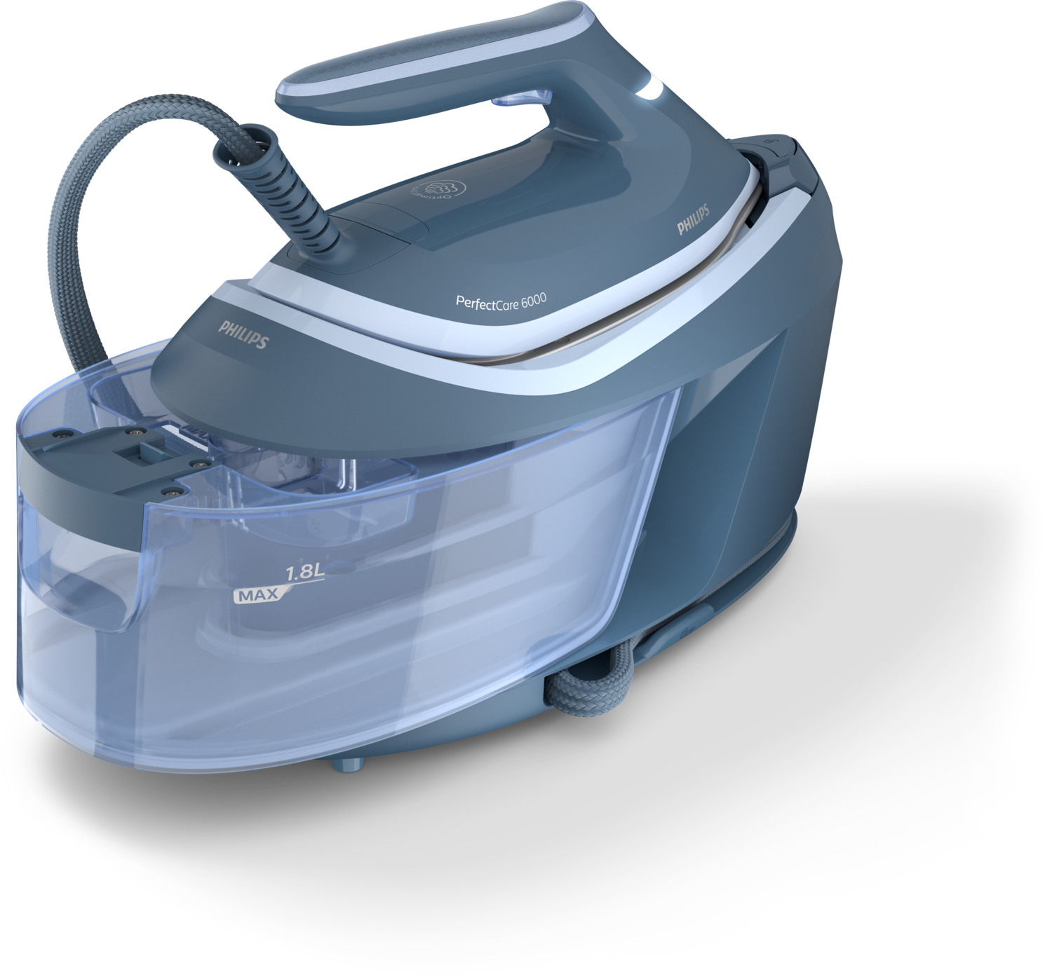 Philips 6000 series PSG6042/20 stoomstrijkijzer station 2400 W 1,8 l SteamGlide Advanced Blauw - Afbeelding 11