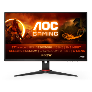 AOC G2 27G2SPAE/BK LED display 68,6 cm (27") 1920 x 1080 Pixels Full HD Zwart, Rood