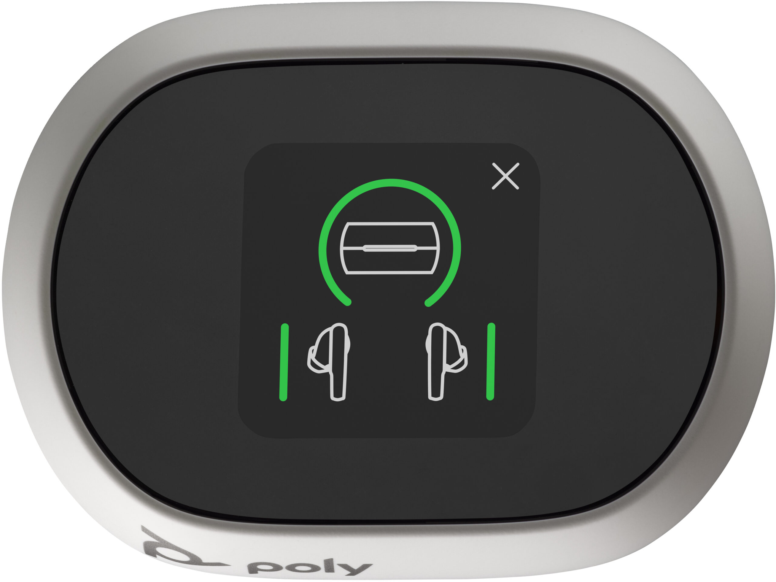 POLY Voyager Free 60+ UC White Sand Earbuds + BT700 USB-A-adapter + oplaadcase met touchscreen - Afbeelding 5