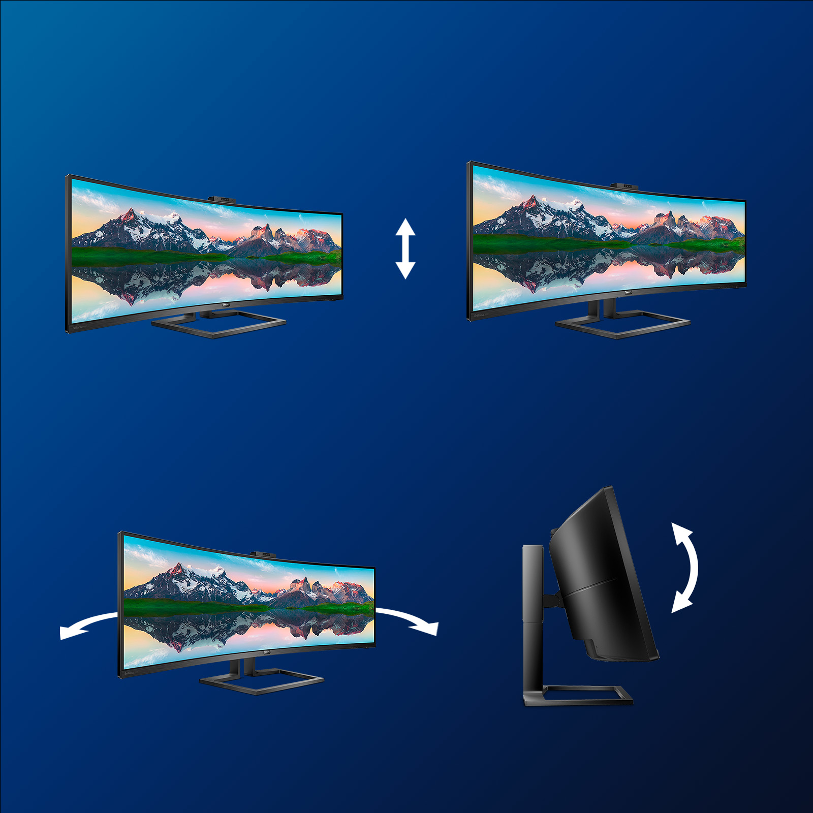 Philips P Line 32:9 SuperWide Curved LCD-scherm 499P9H/00 - Afbeelding 5