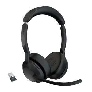 Jabra 25599-989-999 hoofdtelefoon/headset Draadloos Hoofdband Kantoor/callcenter Bluetooth Oplaadhouder Zwart