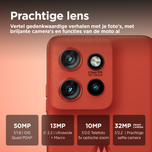 Motorola Edge 50 Neo 16,1 cm (6.36") Dual SIM Android 14 5G USB Type-C 12 GB 512 GB 4310 mAh Rood