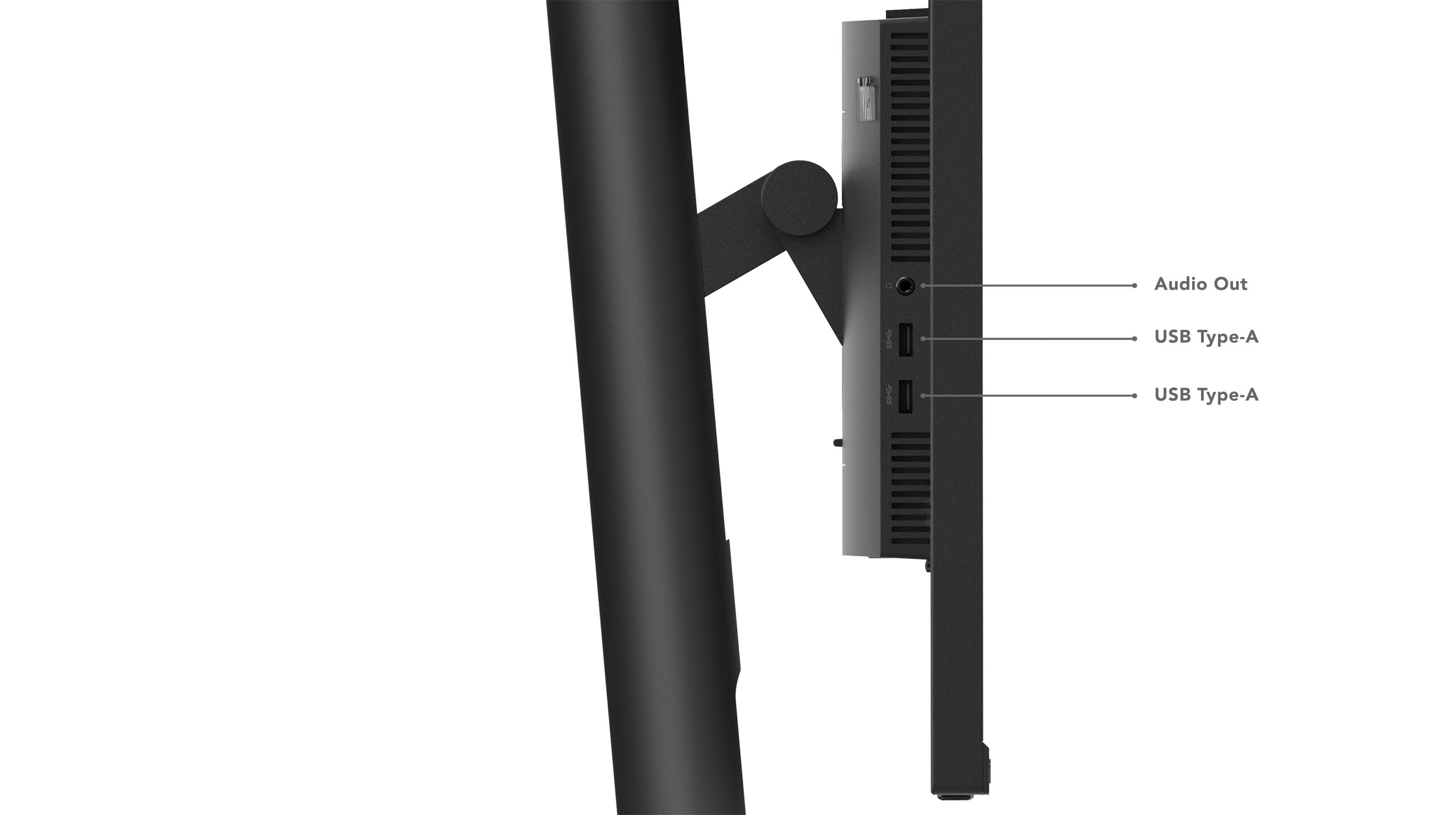 Lenovo ThinkVision T27i-30 LED display 68,6 cm (27") 1920 x 1080 Pixels Full HD Zwart - Afbeelding 16