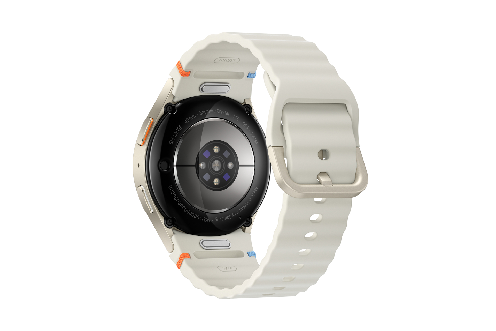 Samsung Galaxy Watch7 3,3 cm (1.3") AMOLED 40 mm Digitaal 432 x 432 Pixels Touchscreen 4G Crème Wifi GPS - Afbeelding 4
