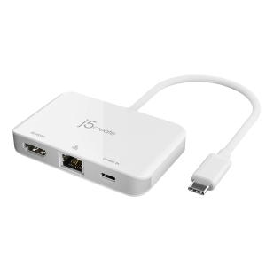 j5create JCA351-N USB-C® naar 4K HDMI™-ethernetadapter