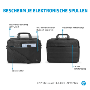HP Professionele Laptoptas van 14,1 inch